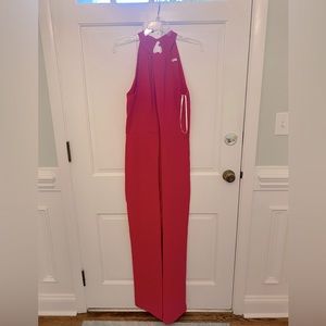 Hot pink jumpsuit